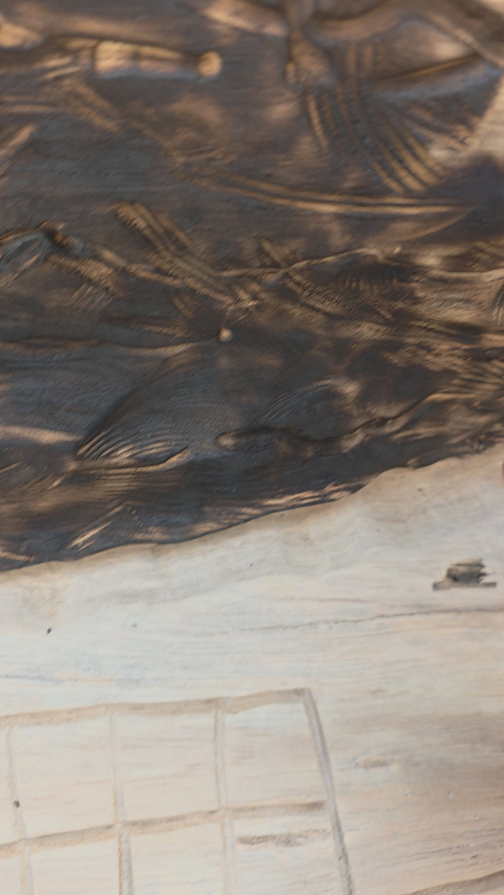 Barva Nocturno – Illuminated Pochote Wood Relief