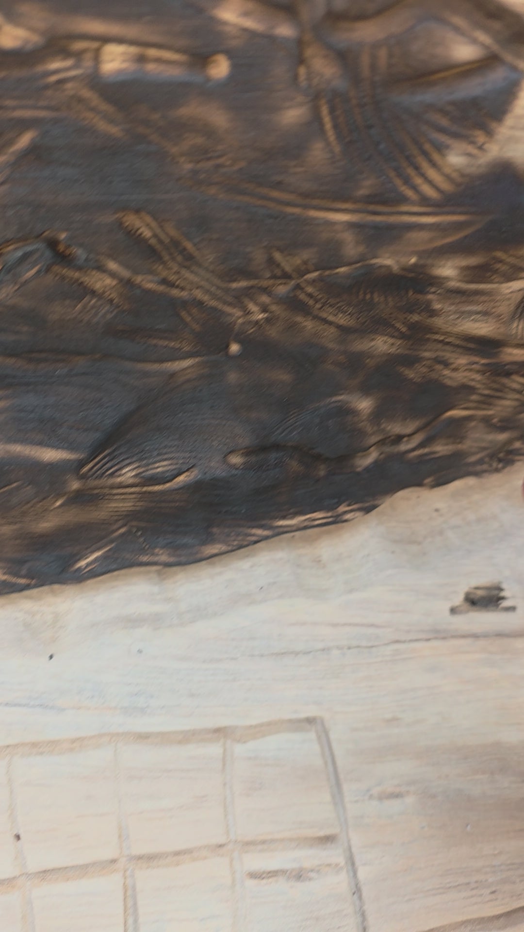 Barva Nocturno – Illuminated Pochote Wood Relief
